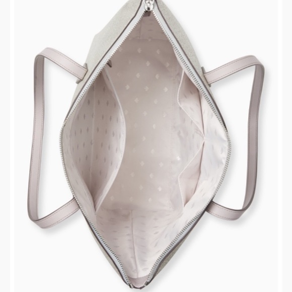 Kate spade joeley light metallic silver tote - Picture 3 of 5